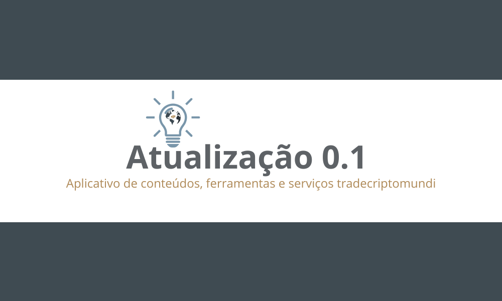 Inicio do app tradecriptomundi para todos os clientes!